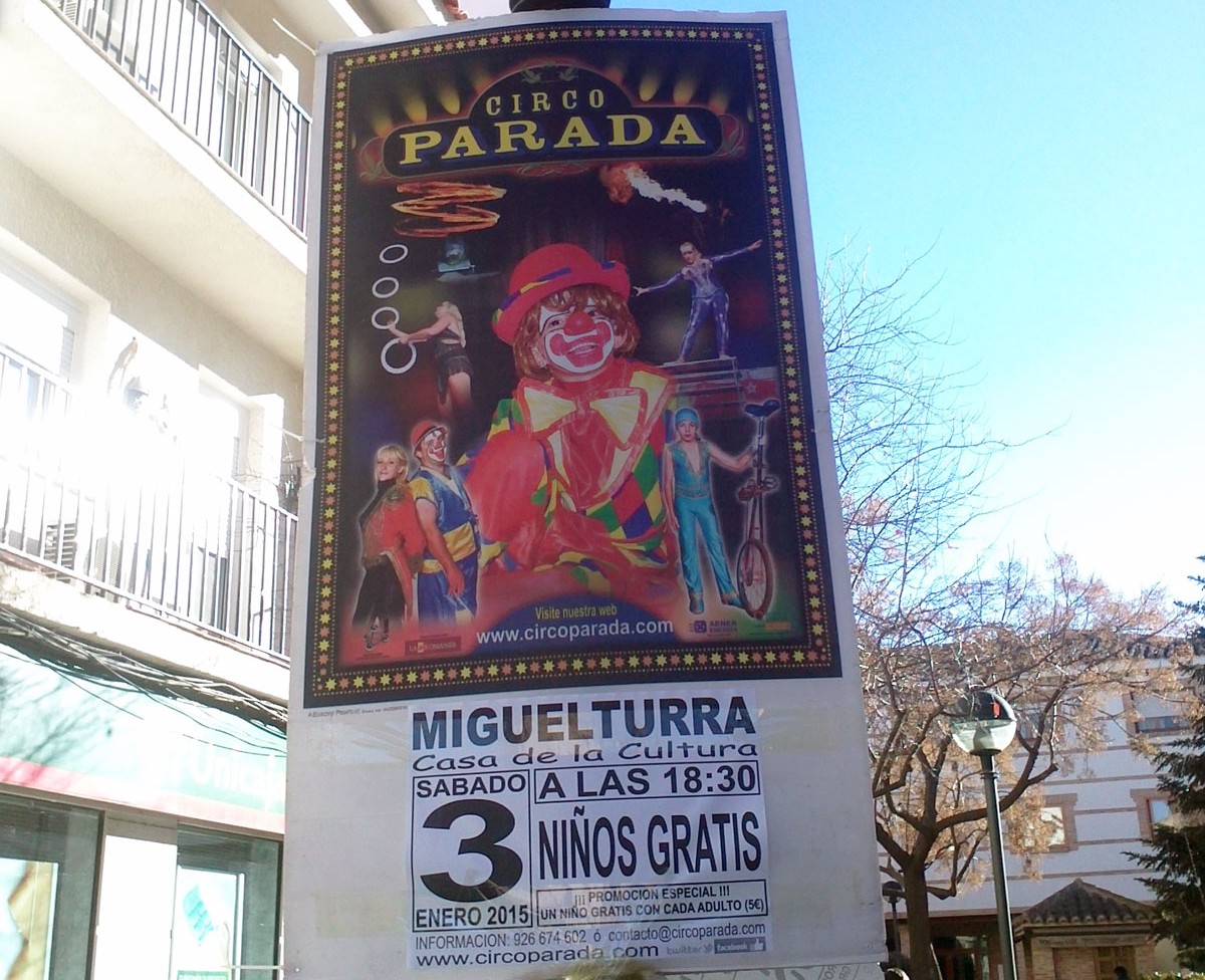 Espectáculo especial Navidad 2014 en Miguelturra: Circo Parada