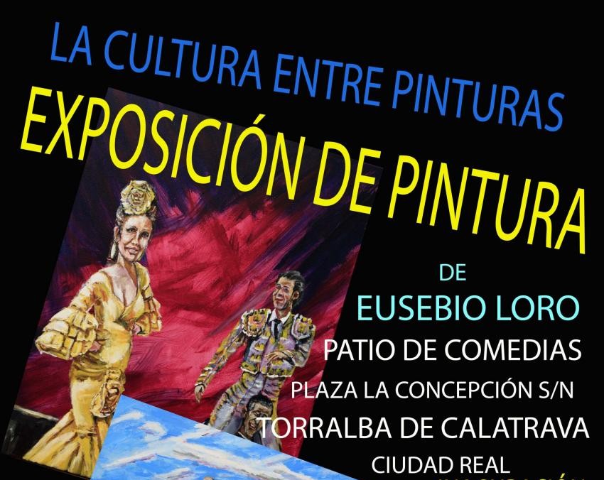 Eusebio Loro revive las tradiciones, costumbres y cultura de La Mancha en una exposición en Patio de Comedias de Torralba