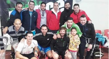Competiciones amistosas, con los clubs provinciales, en Las Bibiertas