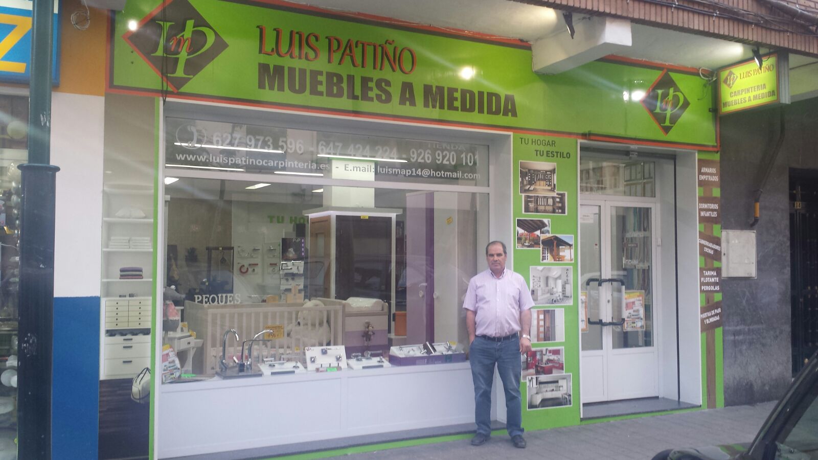 Luis Patiño Muebles a medida abre sus puertas en Ciudad Real