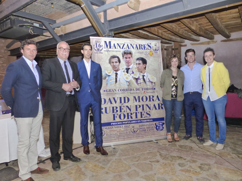 David Mora, Rubén Pinar y Jiménez Fortes forman el ilusionante cartel de la feria de Manzanares