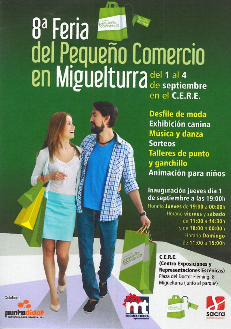 Llega una nueva edición de la Feria del Pequeño Comercio a Miguelturra