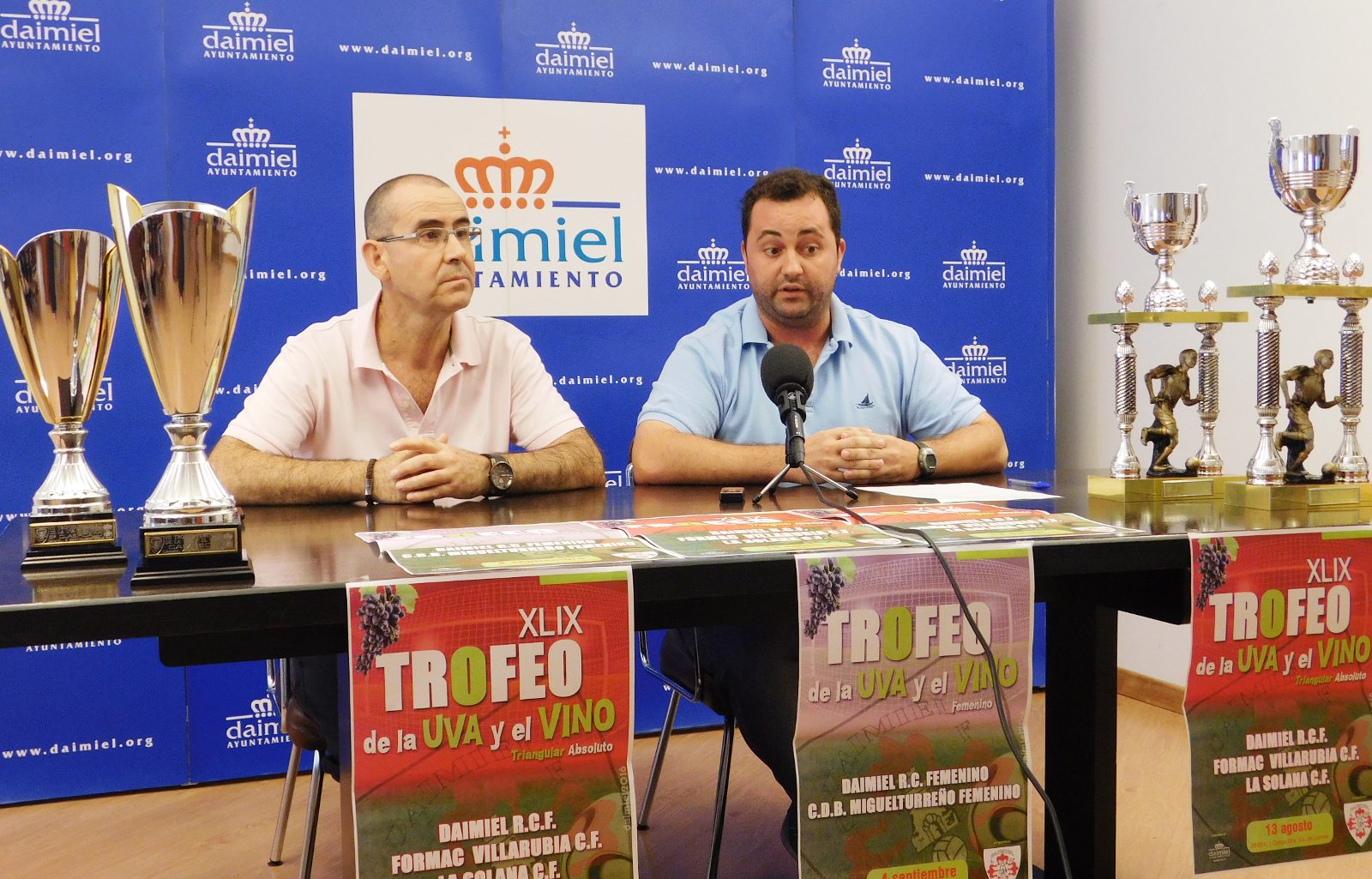 El trofeo de ‘La Uva y el Vino’ enfrentará al Daimiel RCF con La Solana CF y el Formac Villarrubia