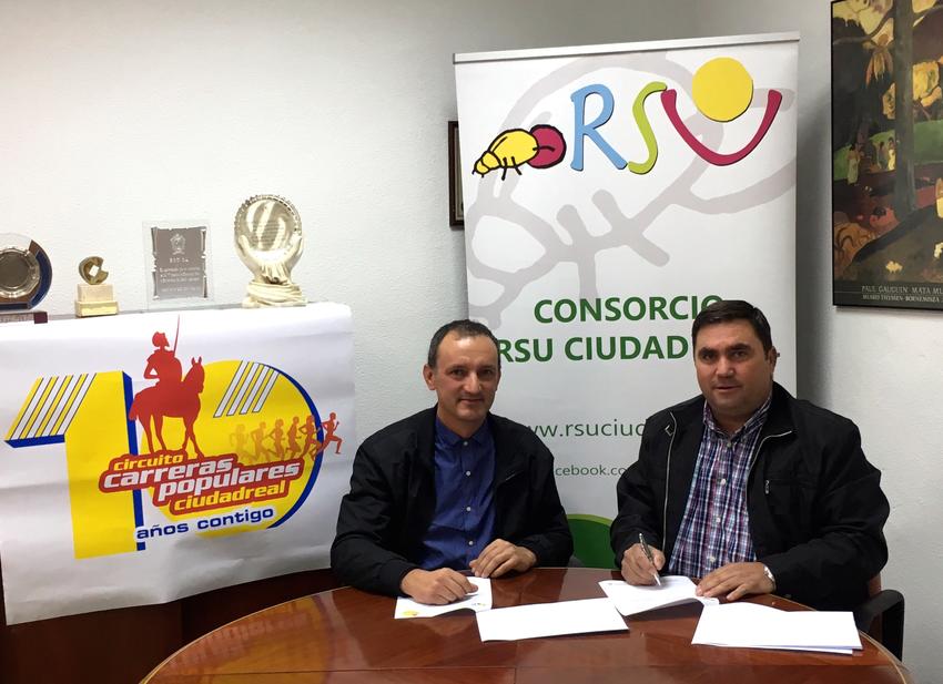 El Consorcio RSU renueva su convenio de colaboración por dos años con Carreras Populares de Ciudad Real