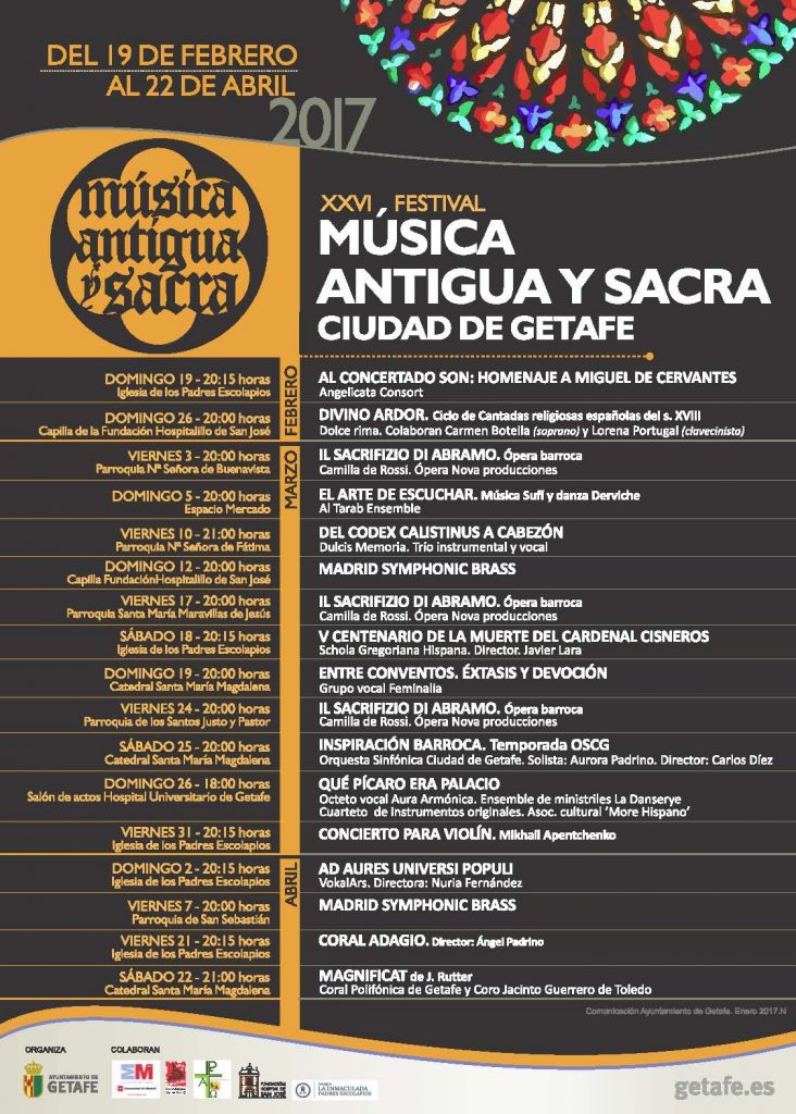 Se inicia el XXVI Festival de Música Antigua y Sacra ‘Ciudad de Getafe’