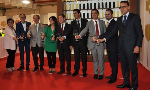Inauguración de la novena edición de la Feria Nacional del Vino (FENAVIN) en Ciudad Real