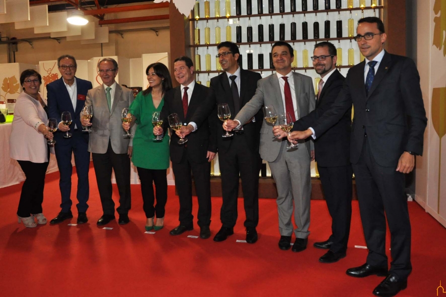 Inauguración de la novena edición de la Feria Nacional del Vino (FENAVIN) en Ciudad Real