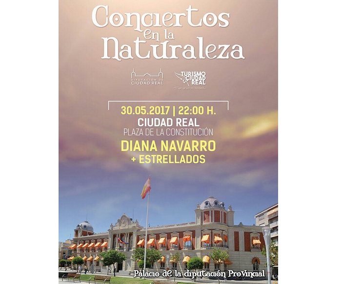 Mañana, cita con Diana Navarro en la Plaza de la Constitución de Ciudad Real