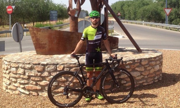 Javier Pérez Morales, en los Campeonatos de España de Ciclismo Sub23