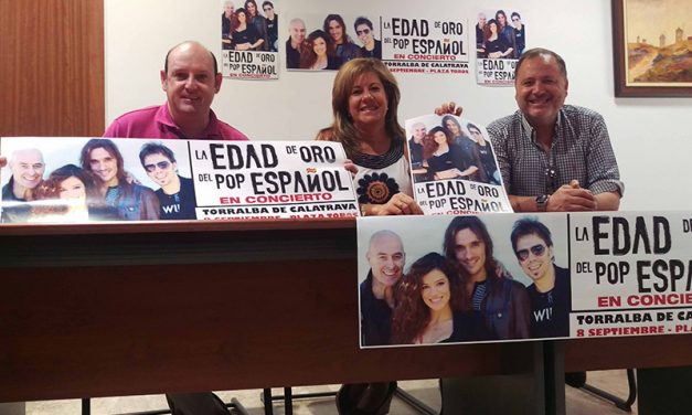 Presentación en Torralba de Calatrava del concierto de ‘La Edad de Oro del Pop Español’