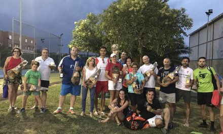 Celebrado el Torneo de Pádel del Jamón en el club de Tenis y Pádel Poblete