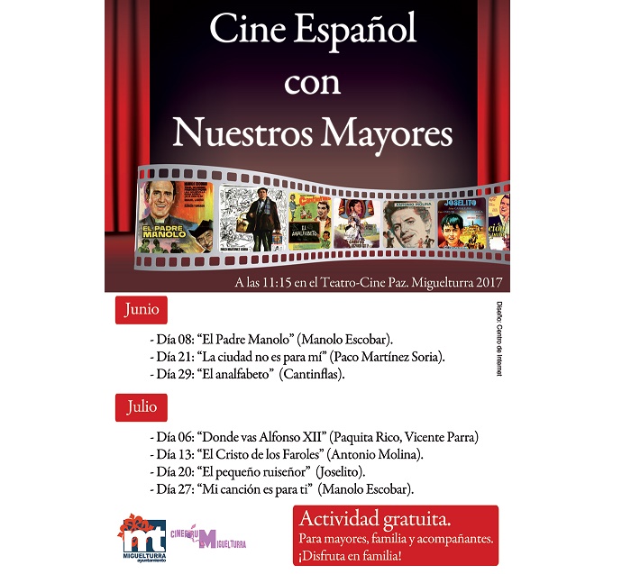 Comienza en Miguelturra el ciclo «Cine español con nuestros mayores»