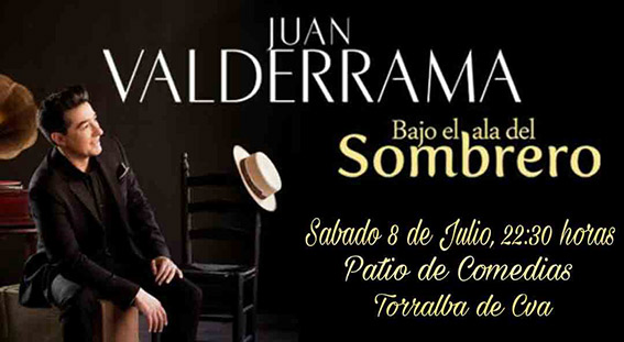 Juan Valderrama actuará este fin de semana en el Ciclo de Música en los Patios