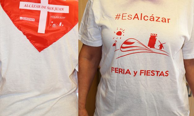 Camiseta y pañuelo oficial de la Feria y Fiestas 2017 de Alcázar de San Juan