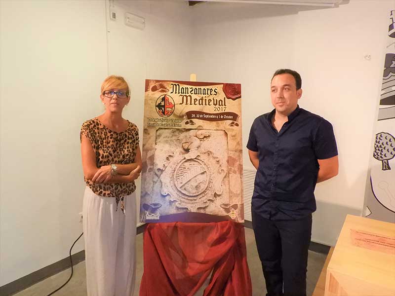 El escudo heráldico de la Casa de Los Corchado protagoniza el cartel de las VI Jornadas Medievales de Manzanares