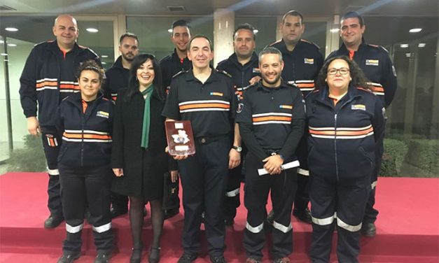 Protección Civil Valdepeñas es reconocida con la ‘Placa de Protección Civil de CLM 2017’
