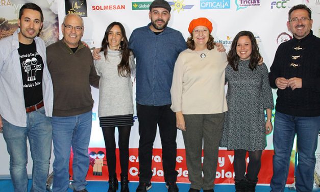 La actriz Rosario Pardo visitó la sección oficial del “CineyVino de La Solana” con “3 gramos de fe”