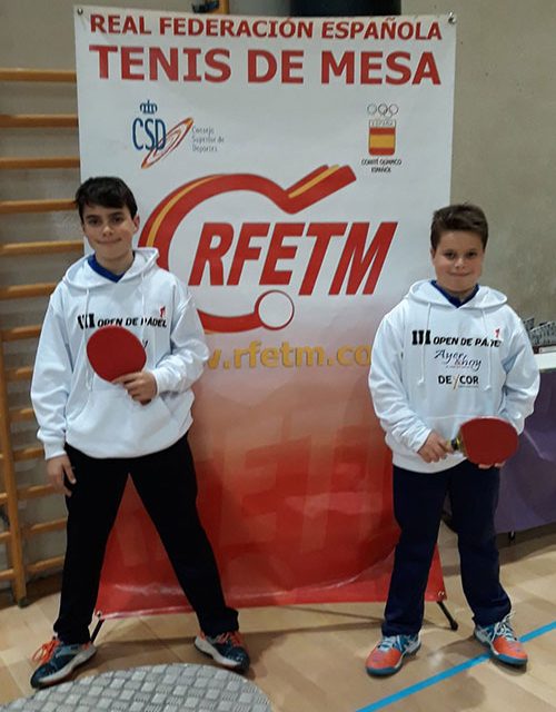 Tres ciudadrealeños participarán en Valladolid en el Torneo Estatal de Tenis de Mesa 2018