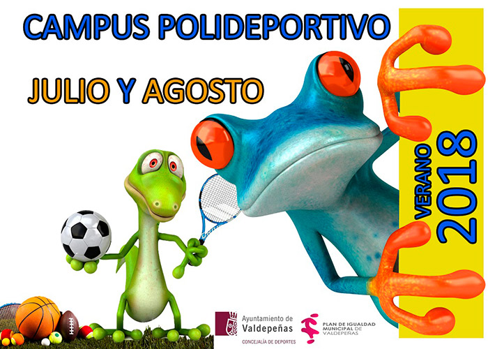 Se abren los plazos de inscripción para los Campus Polideportivos y Joventurasport en Valdepeñas