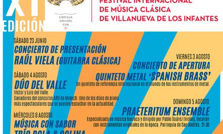 Infantes se prepara para el XI Festival Internacional de Música Clásica, con los mejores solistas y grupos de ámbito nacional y europeo