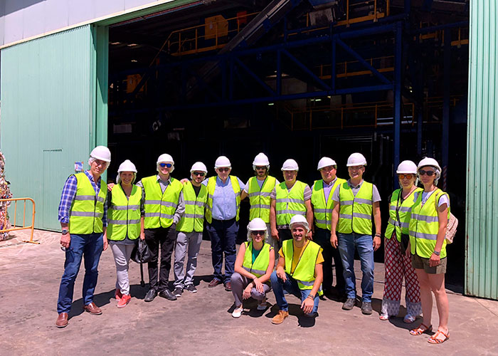 Una delegación de la Fundación Global Nature visita las instalaciones del Consorcio RSU de Ciudad Real