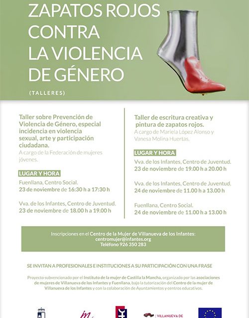 El Centro de la Mujer pone en marcha el proyecto ‘Zapatos Rojos contra la violencia de género’