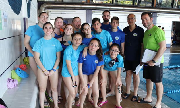 Manzanares fue sede de una competición provincial de natación de deporte base