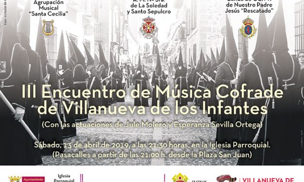 Poesía, pintura y música cofrade marcan la agenda cultural para este fin de semana en Villanueva de los Infantes