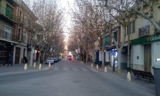 La renovada Travesía será un nuevo espacio peatonal en Herencia durante los fines de semana