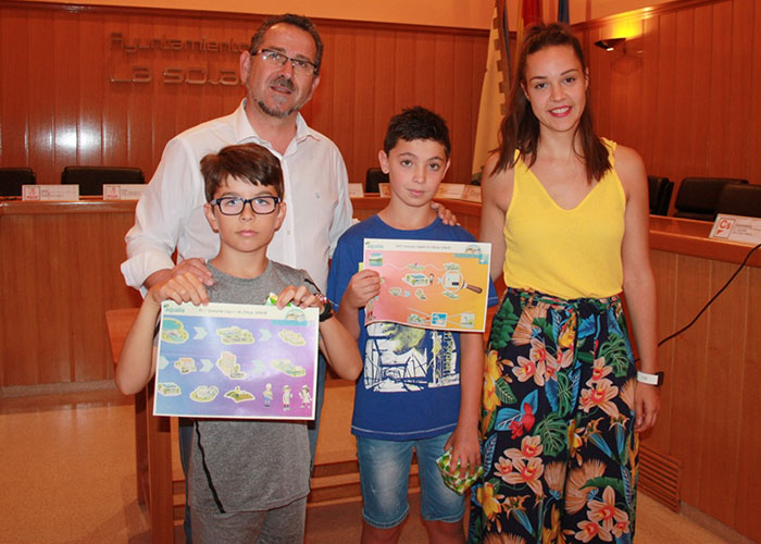 Dos niños solaneros entre los premiados en el XVII Concurso Digital de Dibujo Infantil ‘Aqualia’