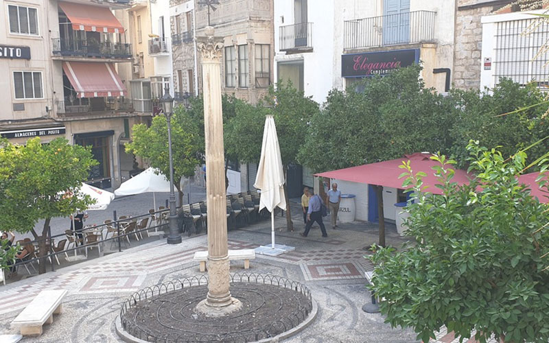 El Ayuntamiento colabora para delimitar mediante georradar los refugios antiaéreos que se construyeron en la Guerra Civil en cuatro plazas del centro de Jaén