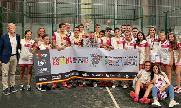 Integrantes del equipo de competición de Team Padel participaron en el Campeonato de España de menores de SSAA de pádel