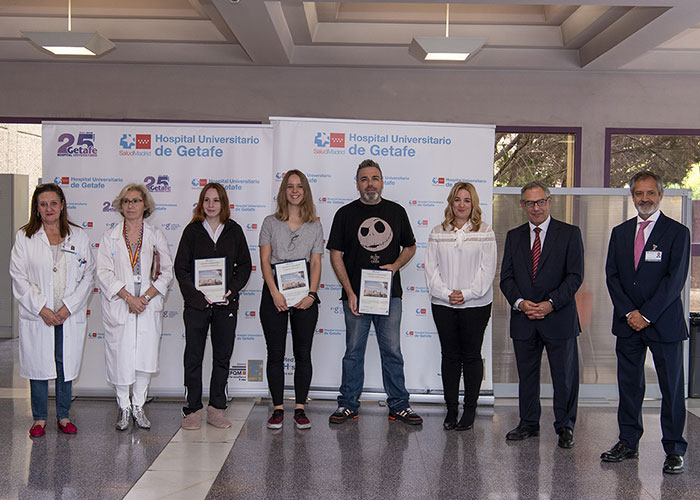 El Hospital de Getafe entrega los premios del I Concurso de Pintura Rápida para usuarios y profesionales