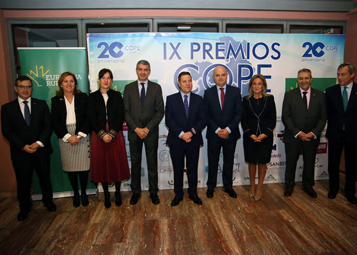 Milagros Tolón felicita a los galardonados en los IX Premios COPE Castilla-La Mancha porque son un estímulo para toda la sociedad