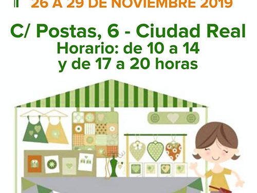 La Asociación Española Contra el Cáncer (AECC) Ciudad Real celebra del 26 al 29 de noviembre su II Mercadillo Solidario