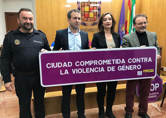 El Ayuntamiento de Jaén colocará 44 señales contra la violencia de género en distintos puntos de la ciudad