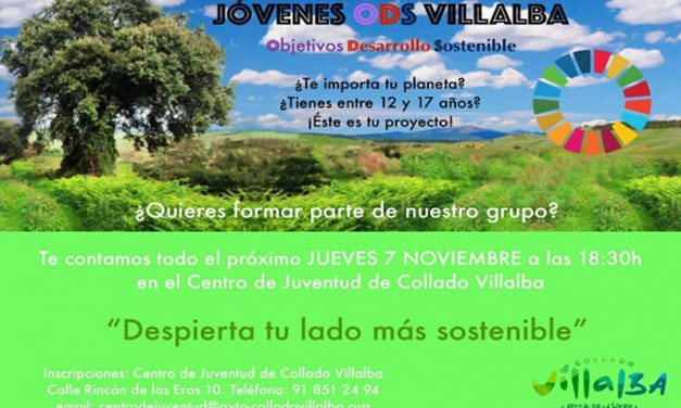 El Ayuntamiento de Collado Villalba pone en marcha un proyecto con jóvenes para promover el desarrollo sostenible