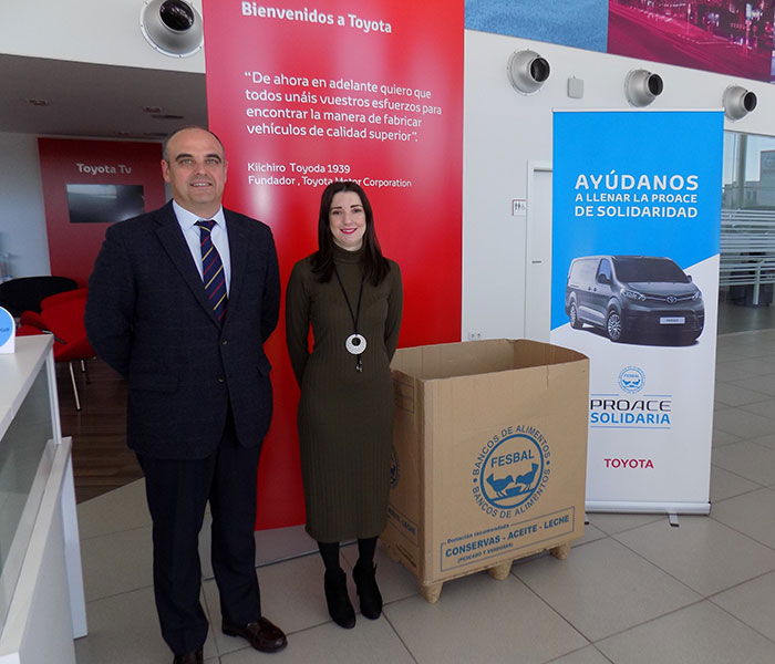Toyota Ciudad Real (Tresa Motor), concesionario oficial Toyota para la provincia de Ciudad Real, contribuye con la campaña “PROACE Solidaria”