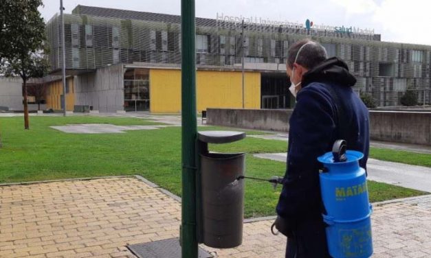 El Ayuntamiento de Pozuelo continúa con la limpieza diaria de desinfección en calles y mobiliario urbano de la ciudad