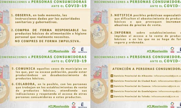 La OMIC de Alcázar ofrece recomendaciones ante el COVID-19