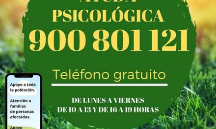 Hoy comienza a prestar servicio la línea de atención psicológica gratuita 900 801 121