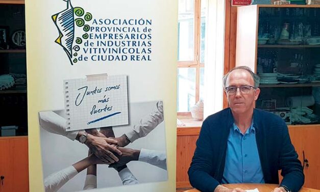 Lorenzo Delgado Alarcón, presidente de la Asociación  de Empresarios de Industrias Vitivinícolas de Ciudad Real