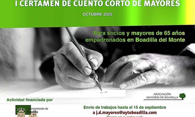 I Certamen de Cuento Corto de Mayores de Boadilla del Monte