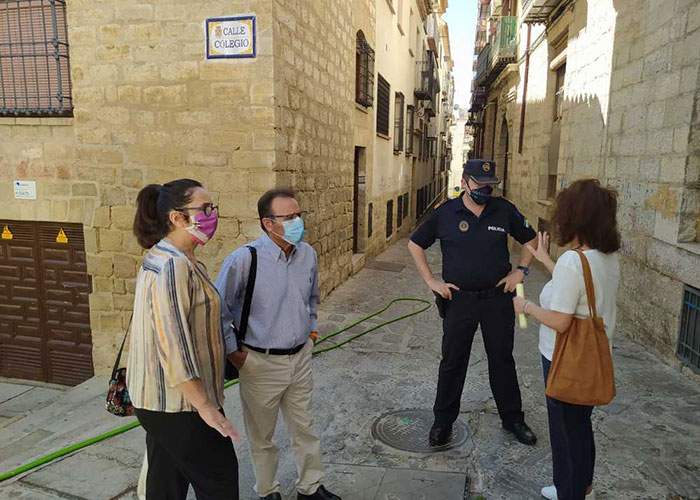 La Policía Local de Jaén incrementará su presencia en La Merced y elaborará un registro de viviendas que hayan sido ocupadas
