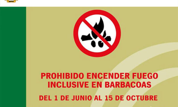 El Ayuntamiento de Martos recuerda la prohibición del uso de fuego en terrenos forestales y áreas de influencia forestal