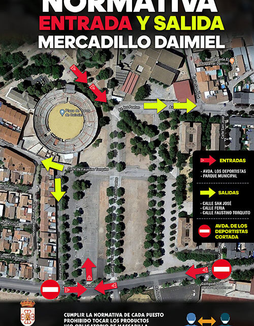 El Mercadillo Municipal de Daimiel vuelve este martes