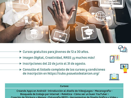 El Ayuntamiento de Pozuelo de Alarcón ofrece este verano un programa de cursos online para los jóvenes de la ciudad