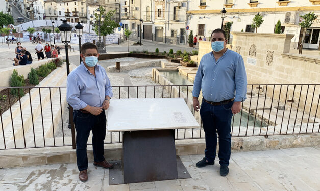 La ciudadanía conquista un nuevo espacio con la remodelación de la plaza de la Fuente de la Villa de Martos