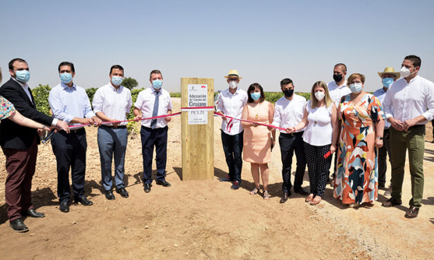Inaugurada la adecuación del camino de Cirujano en los tramos de Argamasilla de Alba y Campo de Criptana
