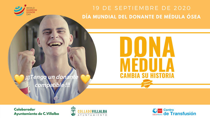 El Ayuntamiento de Collado Villalba anima a los jóvenes a registrarse como donantes de médula ósea